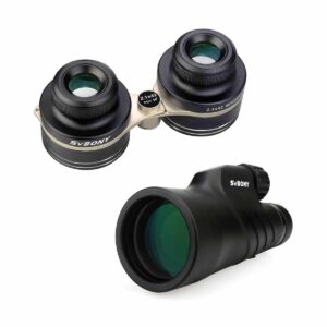 SV407 Super Wide Binoculars-SV45 HD Monocular for Father's & Kids Gifts
