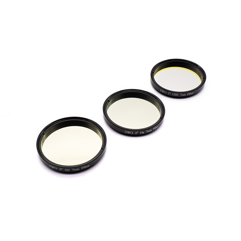 Narrowband filter set Ha OIII SII 7nm, 2"