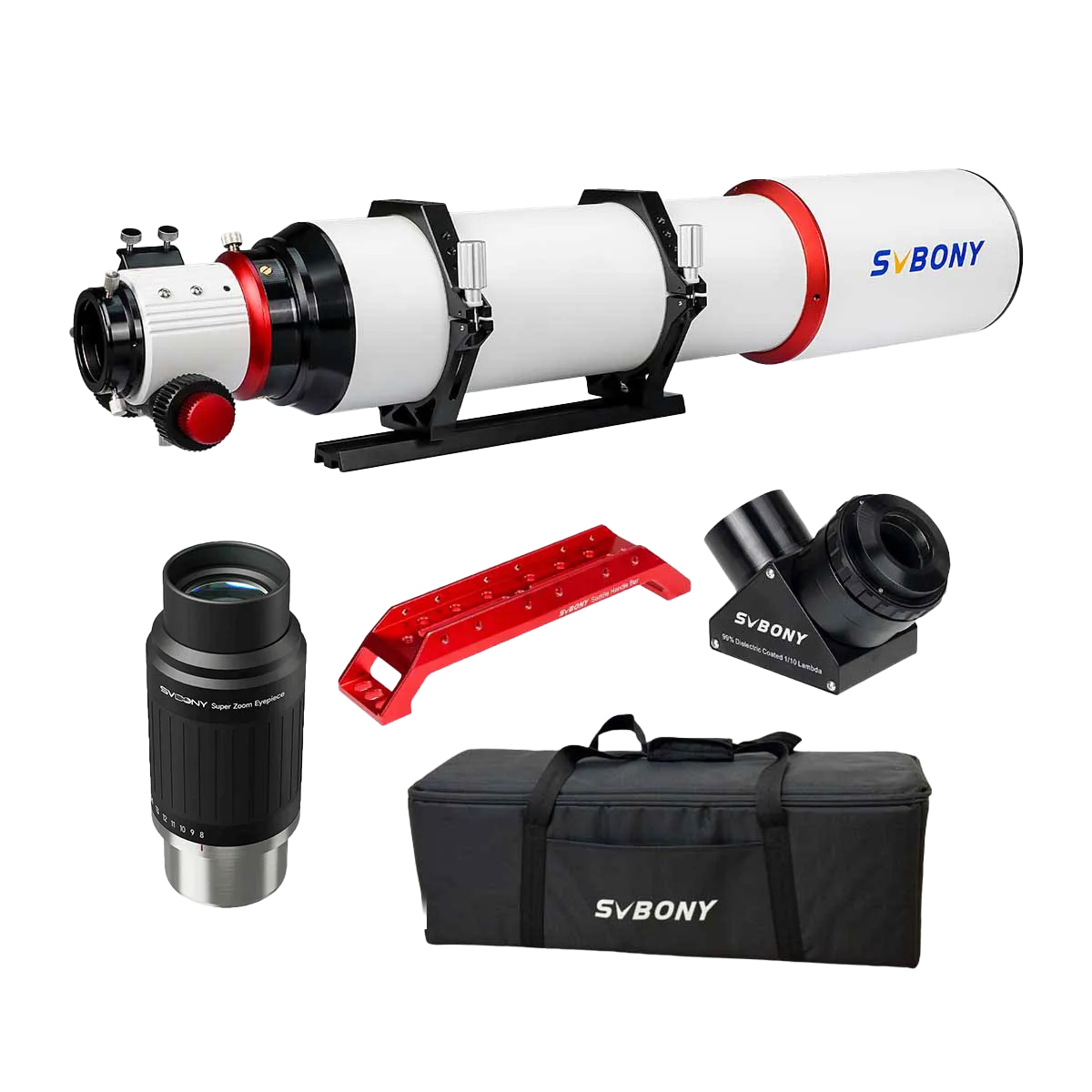 SV550 122 Triplet APO Telescope Set For Astronomical Visual Observation