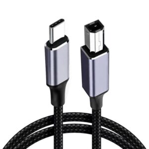 Type-C to Type-B USB2.0 Cable 1M