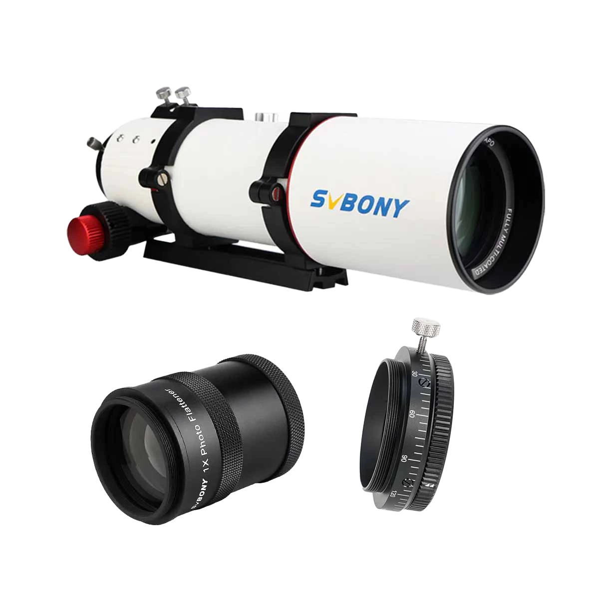 APO refractor Telescope Triplet SV550 80