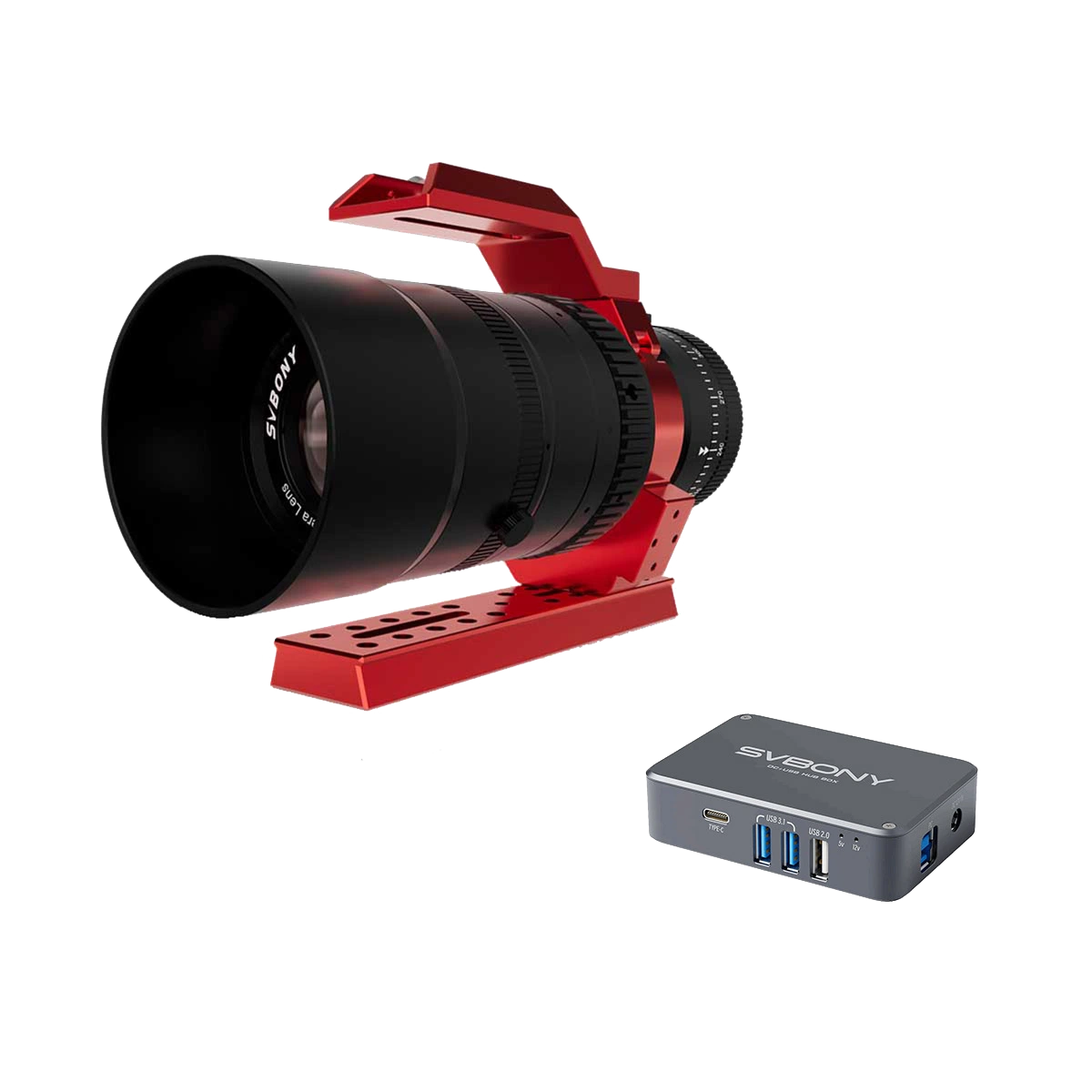 SV555 Astrograph Telescope APO Petzval Telephoto Lens 54mm f/4.5 W/ SV241 PowerBox